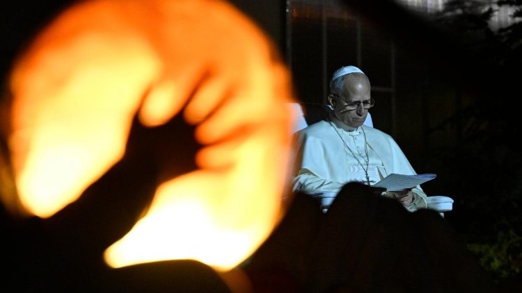Papa Leão XIV durante viagem apostólica ao Líbano